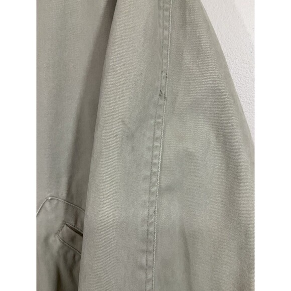 VTG St Johns Bay Mens Leather Collar Barn Chore Coat XL Beige 90s Outdoors - Picture 9 of 11